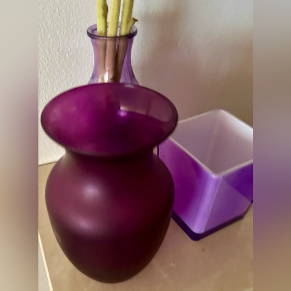 Teleflora square purple/Lavender vase and/or planter. 4.75” - Picture 12 of 16